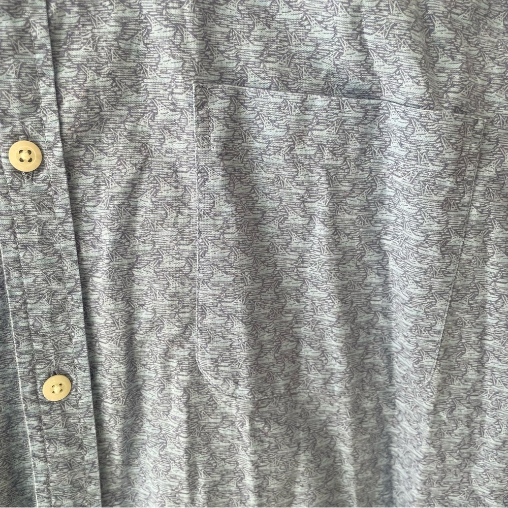 🔻LAST CHANCE🔻 VINEYARD VINES Men’s Slim Fit Murray Shirt in Blue Boat Print - Picture 5 of 6
